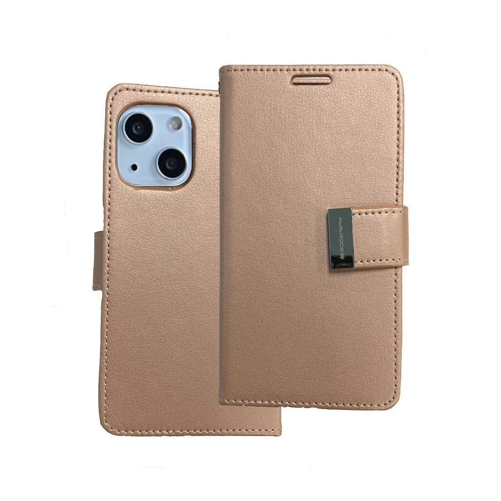 Étui portefeuille Rich Diary pour iPhone 12 Mini