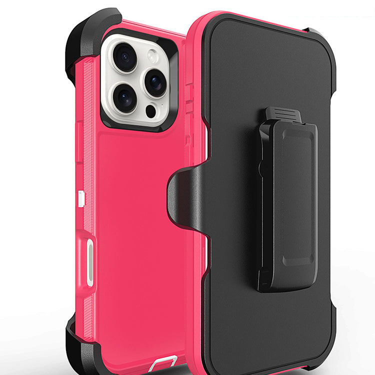 Étui Triple Protection avec Clip pour Apple iPhone X