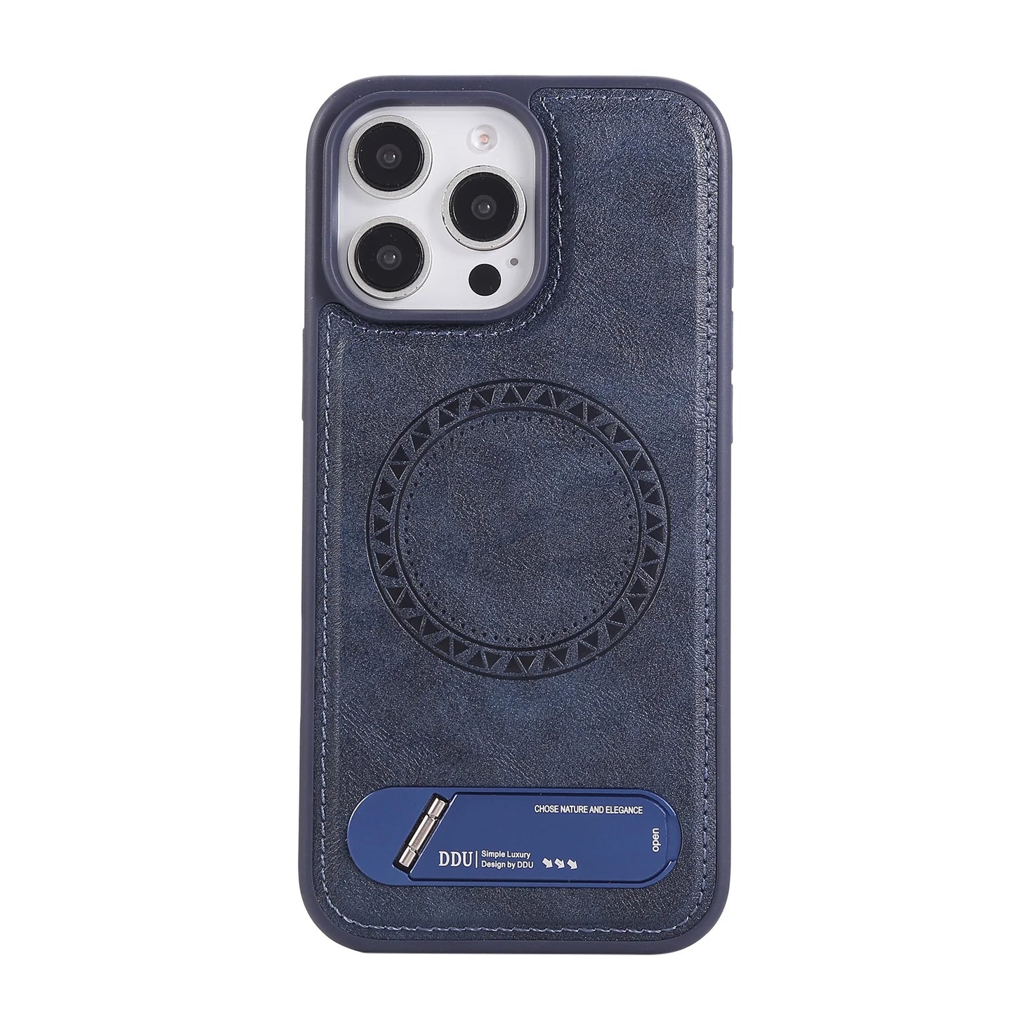 Luxury MagSafe case with stand for iPhone 17 Pro