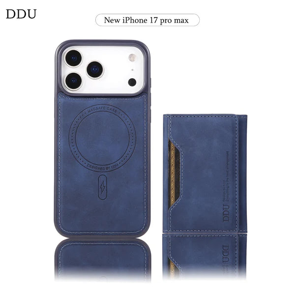 Leather Case with wallet for iPhone 17 Pro Max