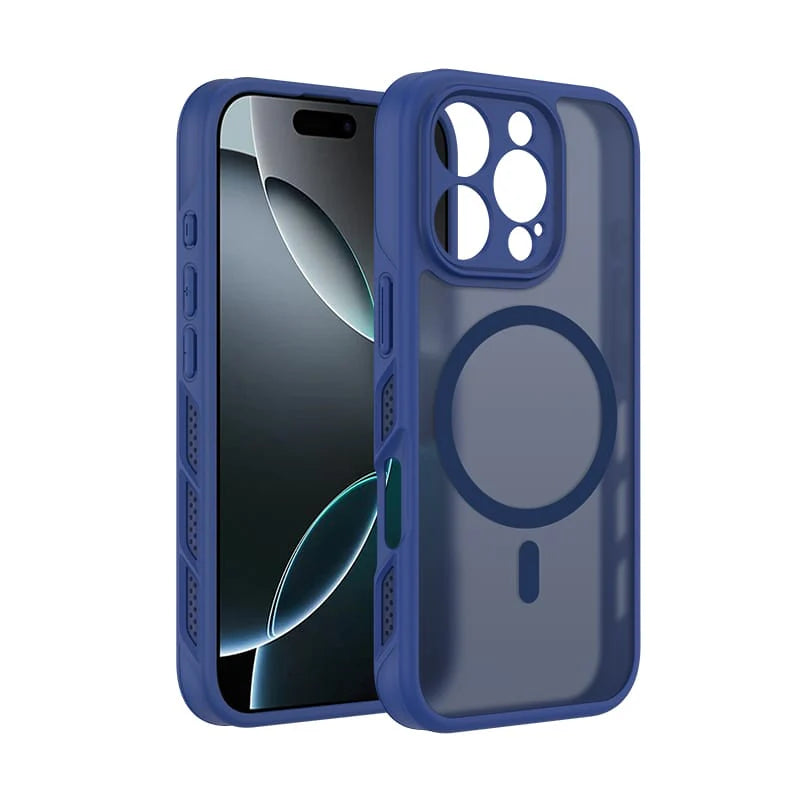 Coque antichoc MagSafe avec découpe caméra pour iPhone 16 Pro Max