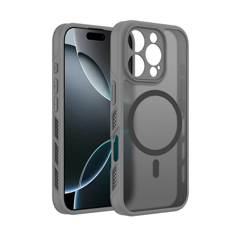 Coque antichoc MagSafe avec découpe caméra pour iPhone 16 Pro Max