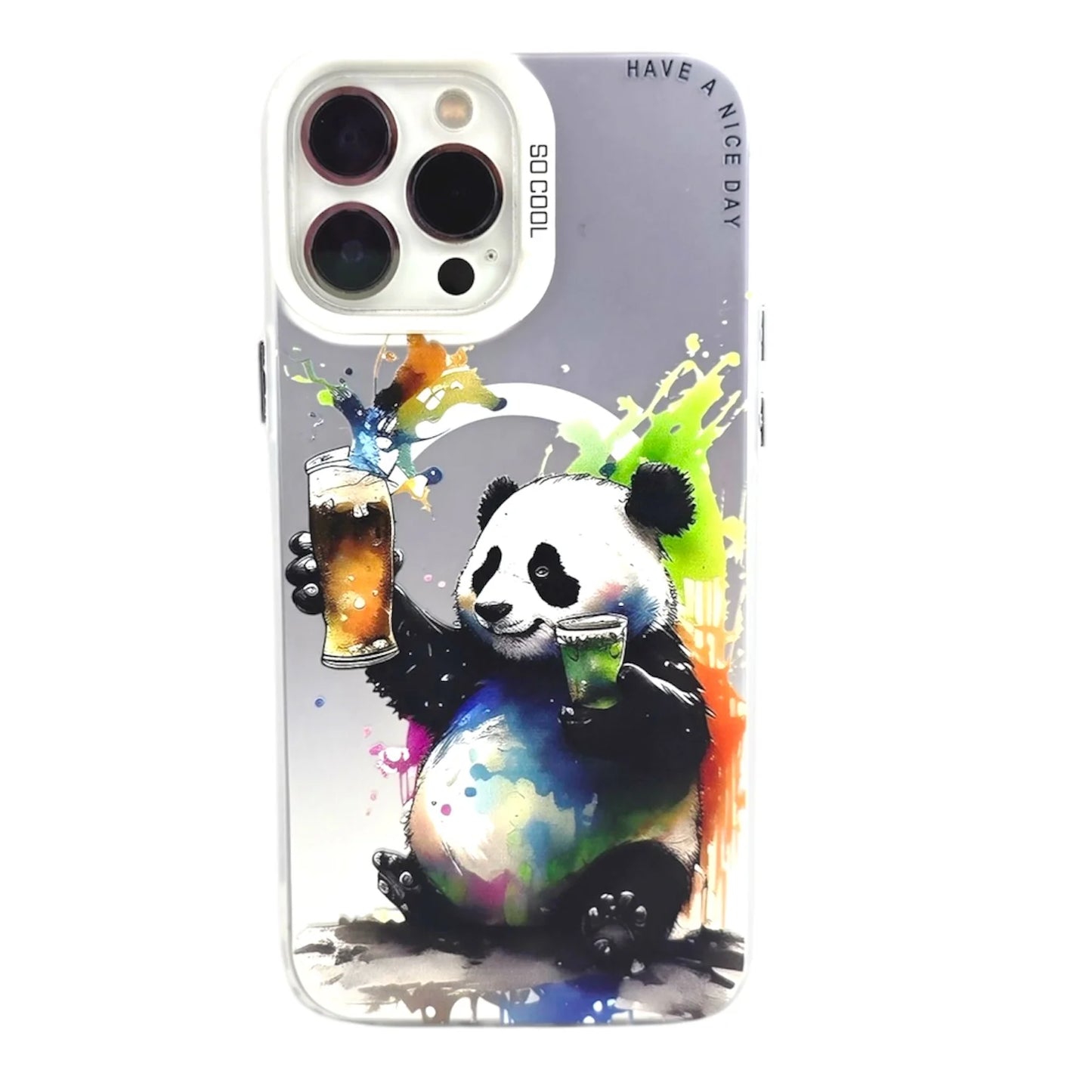 Magsafe 3D Print hard case S25 Plus Beer Panda