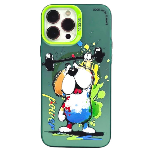 Magsafe 3D Print hard case iPhone 15 Gym Dog