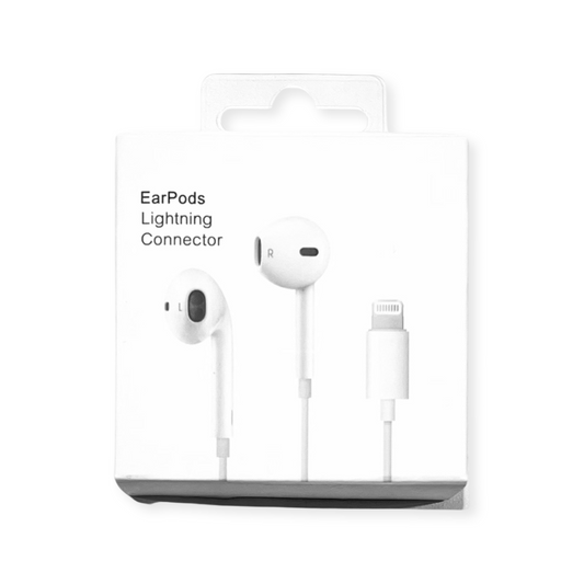 Écouteurs Lightning pour iPhone blancs