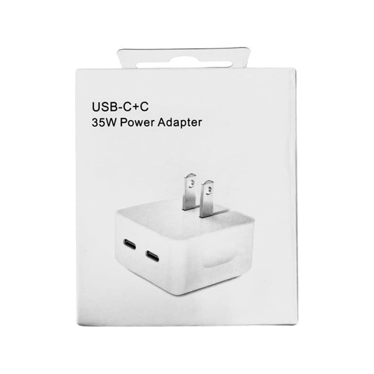 35W Dual USB-C Port Compact Power Adapter