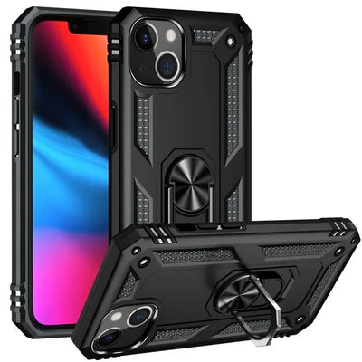 Coque anti-chute avec anneau pour iPhone 12 Mini