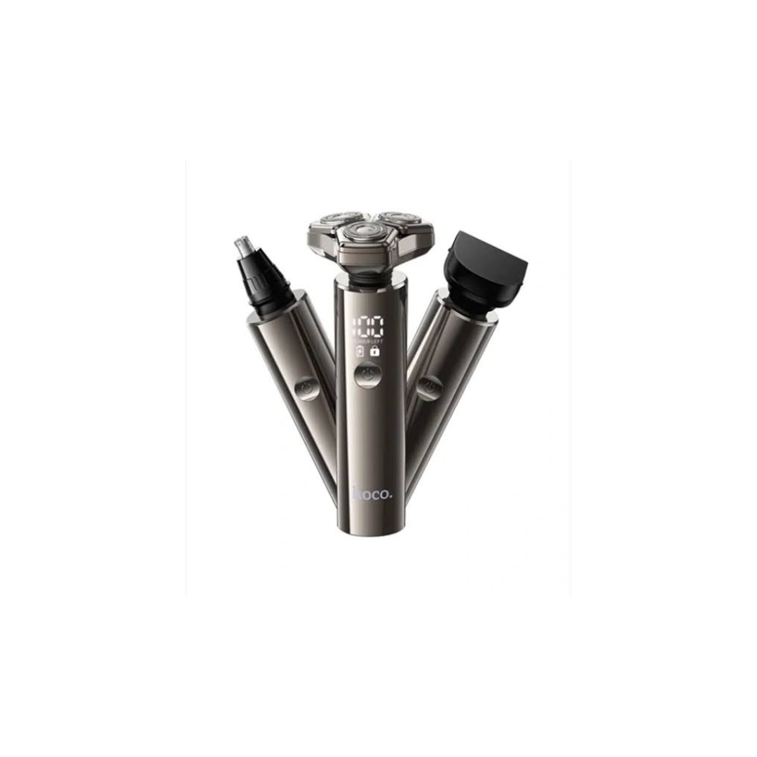 Hoco HP36 3-in-1 Grooming Kit – Electric Shaver, Hair Clipper & Nose Hair Trimmer