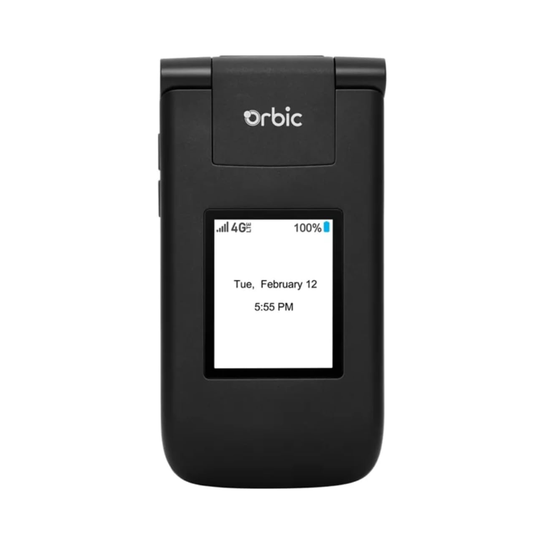 Téléphone à clapet basique Orbic Journey V 4G LTE