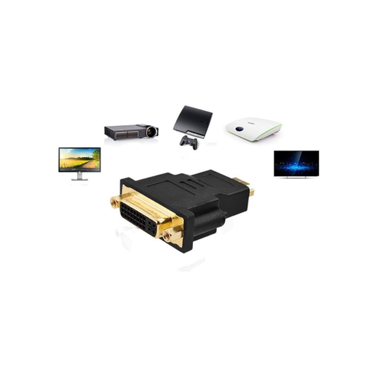 HDMI Female to DVI-I (24+5) Dual Link Male Adapter