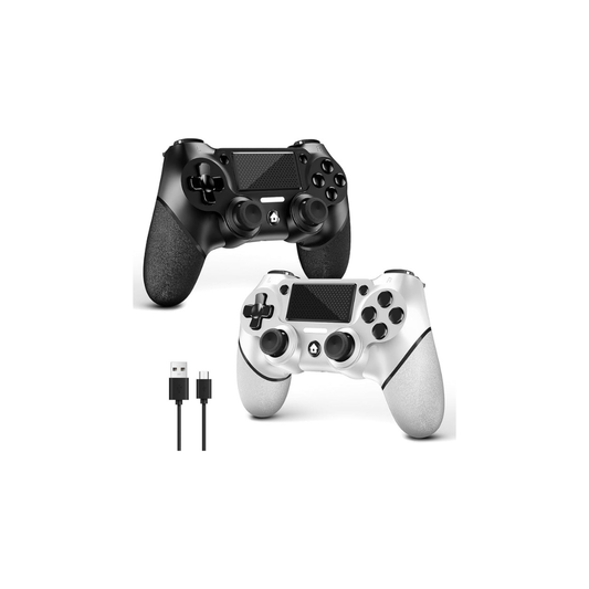 AceGamer controler PS4 Controller, Wireless Controller for PS4/Slim/PC, with Non-Slip Grip of Both Sides and USB-C Cable!
