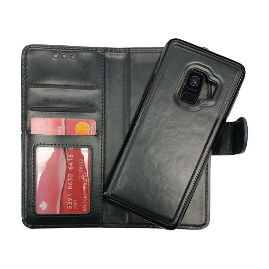 Magnetic two in one wallet case for Samsung S9 Plus