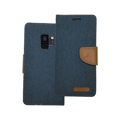 Denim wallet case for Samsung S9 Plus