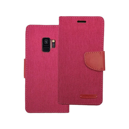 Denim wallet case for Samsung S9 Plus