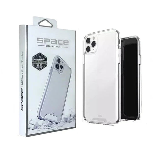 Space clear hard case for S25 Plus