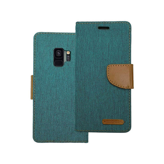 Denim wallet case for Samsung S9 Plus