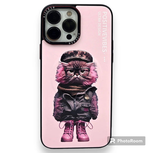 MagSafe Animated case for samsung S24 Plus Pink Cat
