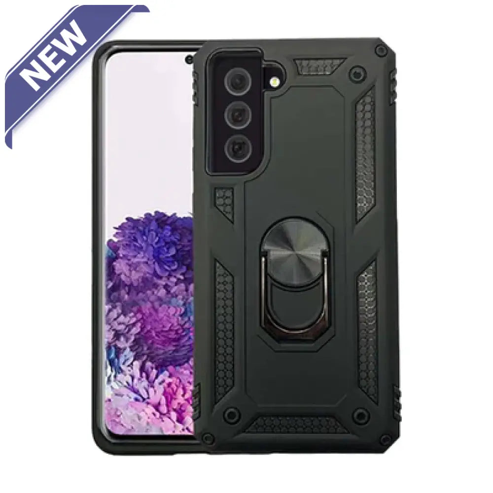 Anti-drop metal ring case for Samsung S21 Fe