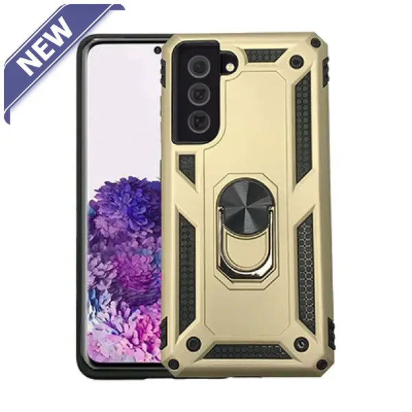 Anti-drop metal ring case for Samsung S21 Fe