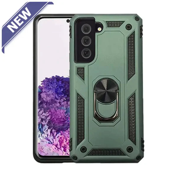 Anti-drop metal ring case for Samsung S21 Fe