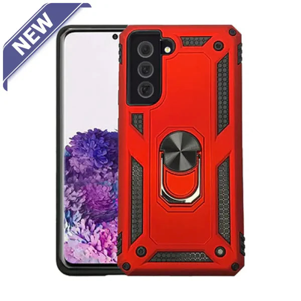 Anti-drop metal ring case for Samsung S21 Fe