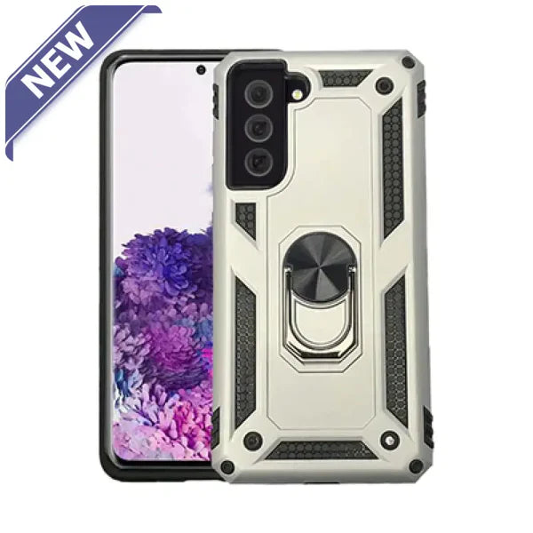 Anti-drop metal ring case for Samsung S21 Fe