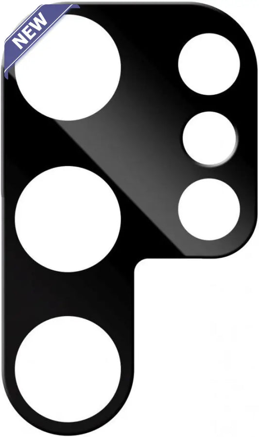 Protection noire d'objectif d'appareil photo pour Samsung S25 Plus