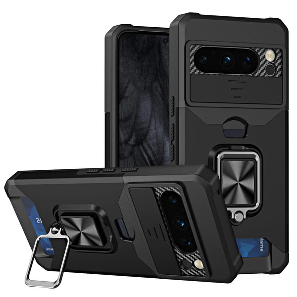 Anti-drop ring case with camera protector for Pixel 8 Pro