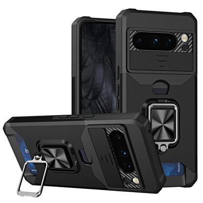 Anti-drop ring case with camera protector for Pixel 8 Pro