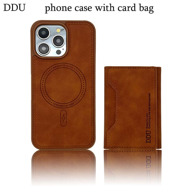 Étui en cuir pour iPhone 16