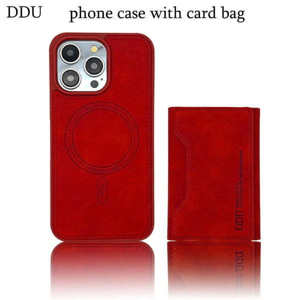 Étui en cuir pour iPhone 16