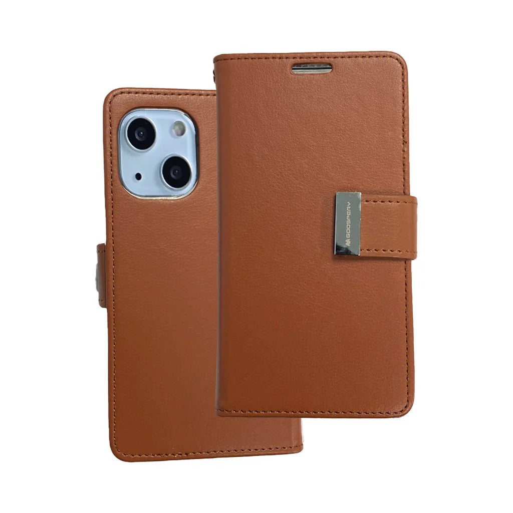 Étui portefeuille Rich Diary pour iPhone 12 Mini