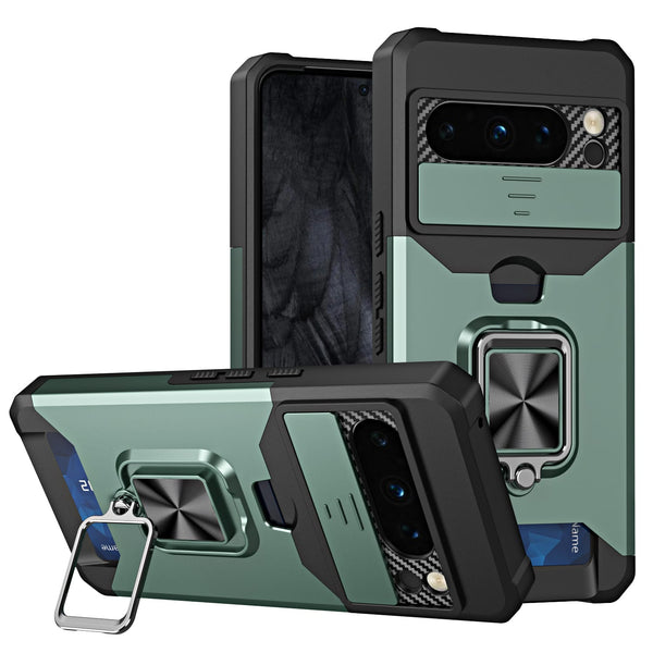 Anti-drop ring case with camera protector for Pixel 8 Pro