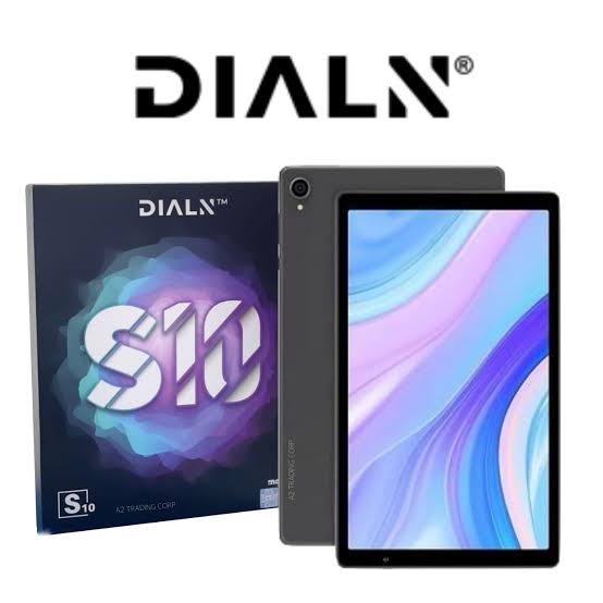 Dialn S10G Android Tablet 64GB | 10.1-Inch HD+ Display | Expandable Storagage with Memory Card
