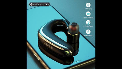 Jellico S750 Casque Bluetooth Mono à Oreille Suspendue V5.0
