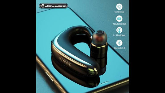 Jellico S750 Casque Bluetooth Mono à Oreille Suspendue V5.0