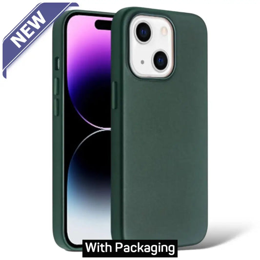 Leather Magsafe case for iPhone 15 Plus