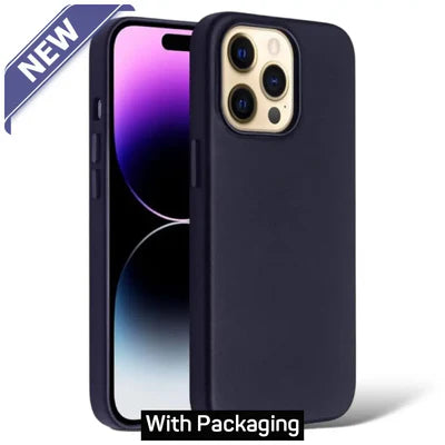 Leather Magsafe case for iPhone 16 Plus