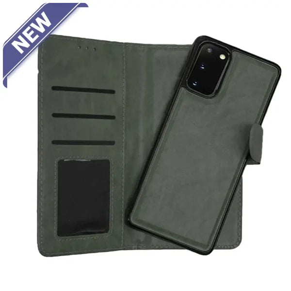 Magnetic two in one wallet case for Samsung S20