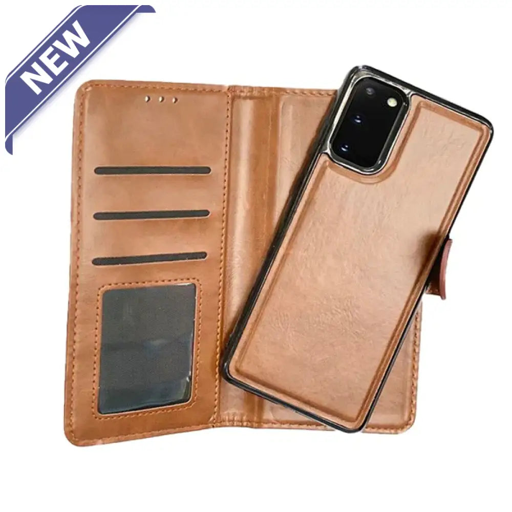 Magnetic two in one wallet case for Samsung S20