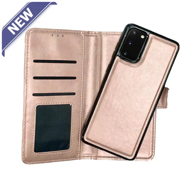 Magnetic two in one wallet case for Samsung S20