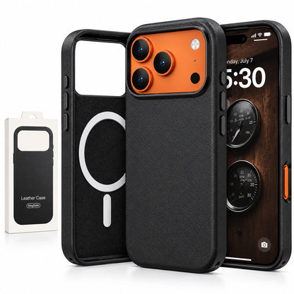 Magsafe Vegan Leather Case For Apple IPhone 18 Pro