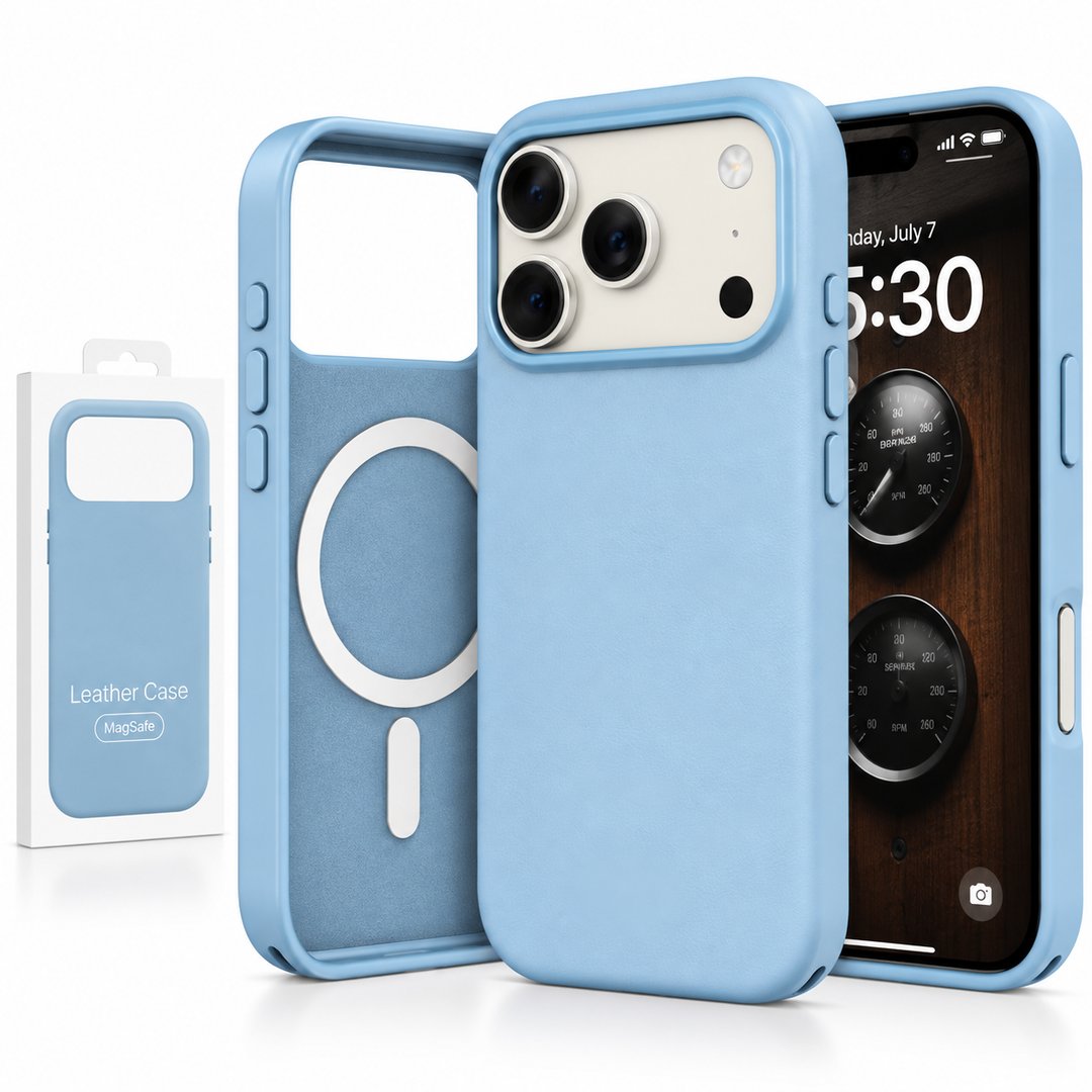 Magsafe Vegan Leather Case For Apple IPhone 18 Pro