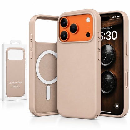 Magsafe Vegan Leather Case For Apple IPhone 18 Pro