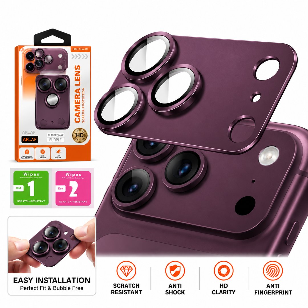 Metal Camera Lens Protector for Apple iPhone 18 Pro
