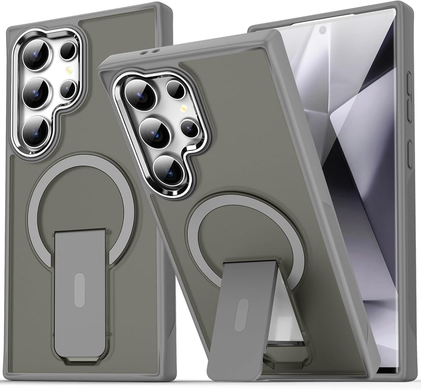 Coque mate premium MagSafe avec béquille pour Samsung Galaxy S26 Plus