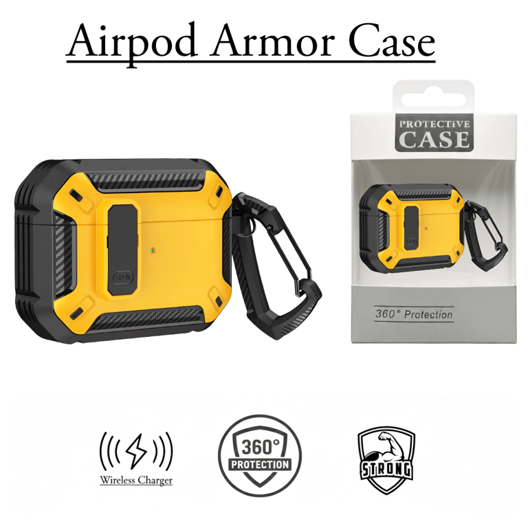 Coque de protection blindée pour Airpod Gen 4
