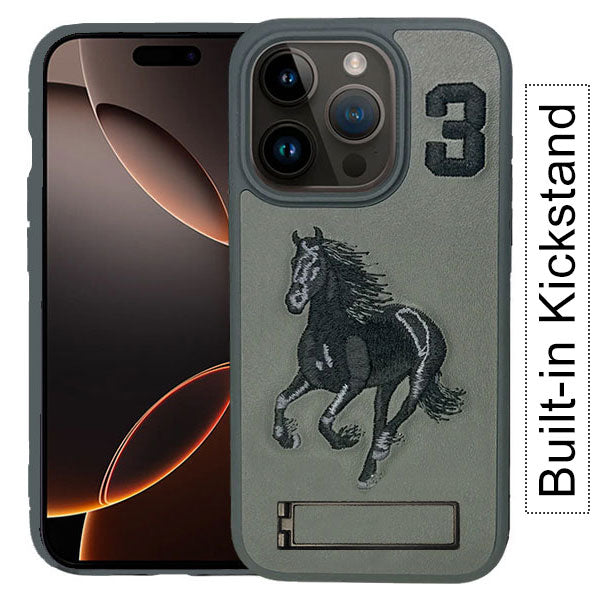 ÉTUI TRICOTÉ AVEC BÉQUILLE MAGNÉTIQUE POUR IPHONE 11