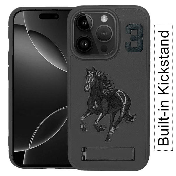 ÉTUI TRICOTÉ AVEC BÉQUILLE MAGNÉTIQUE POUR IPHONE 11