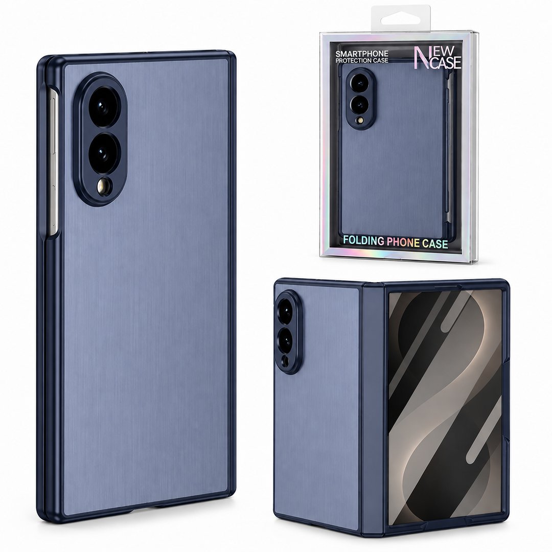Slate Glossy 360 Hinge Protection Case For Z Fold 8